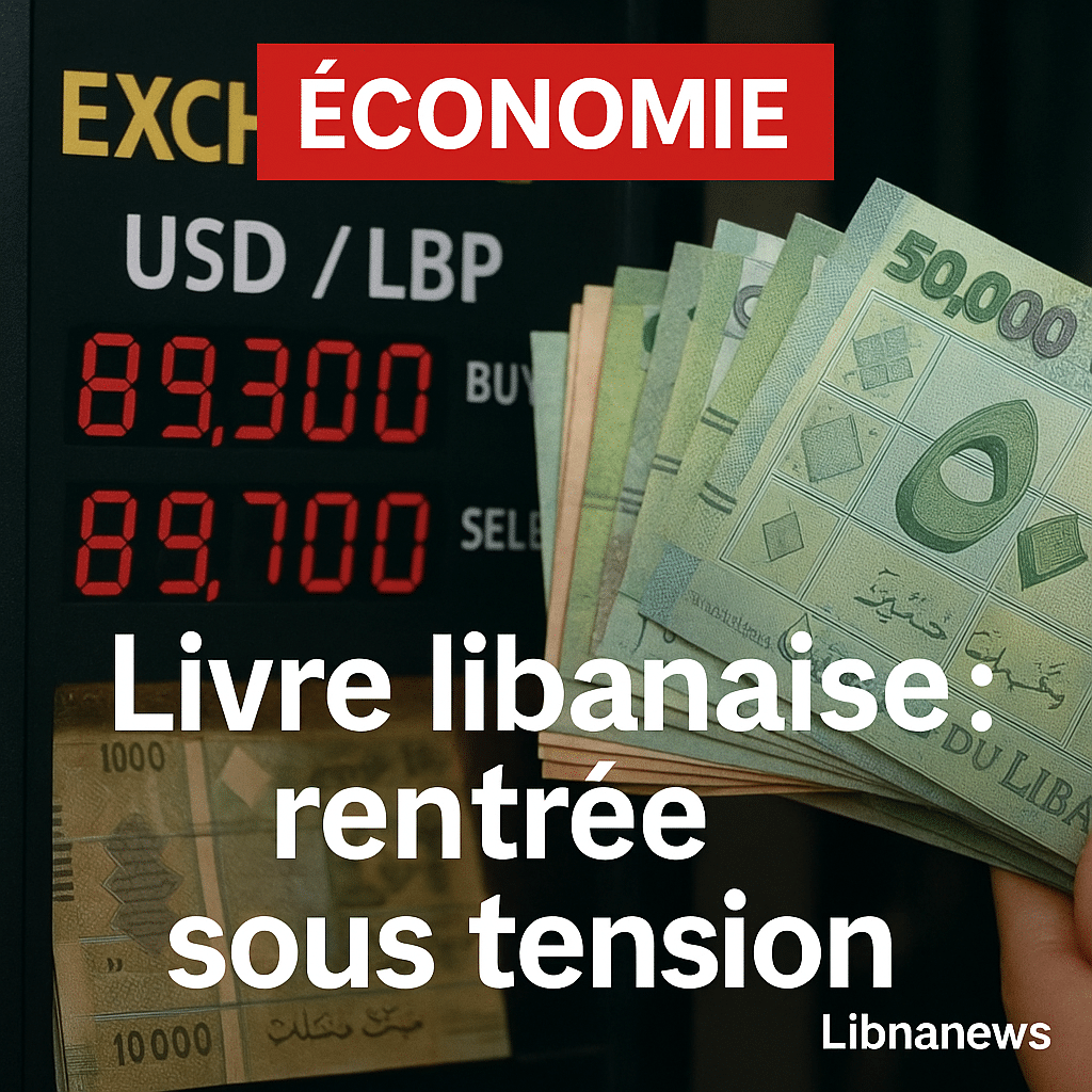 La livre libanaise sous tension à l’approche de la rentrée