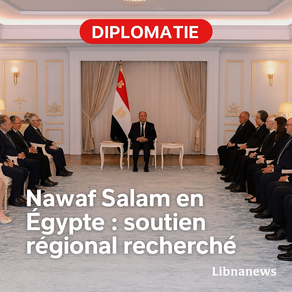 Liban : Nawaf Salam à la recherche d’un soutien régional face à l’impasse israélienne et aux défis internes