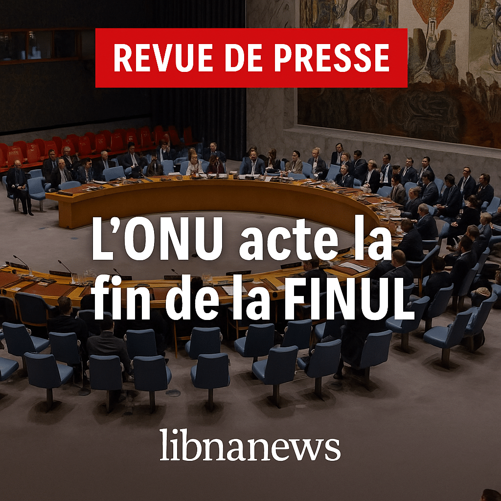 Revue de presse du 29/08/28: Résolution 2790, la dernière étape pour la mission de la FINUL