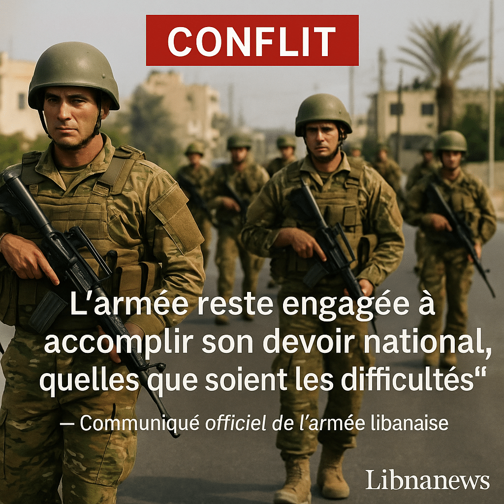 Tensions au Liban : l&rsquo;armée face à l&rsquo;épreuve du désarmement du Hezbollah