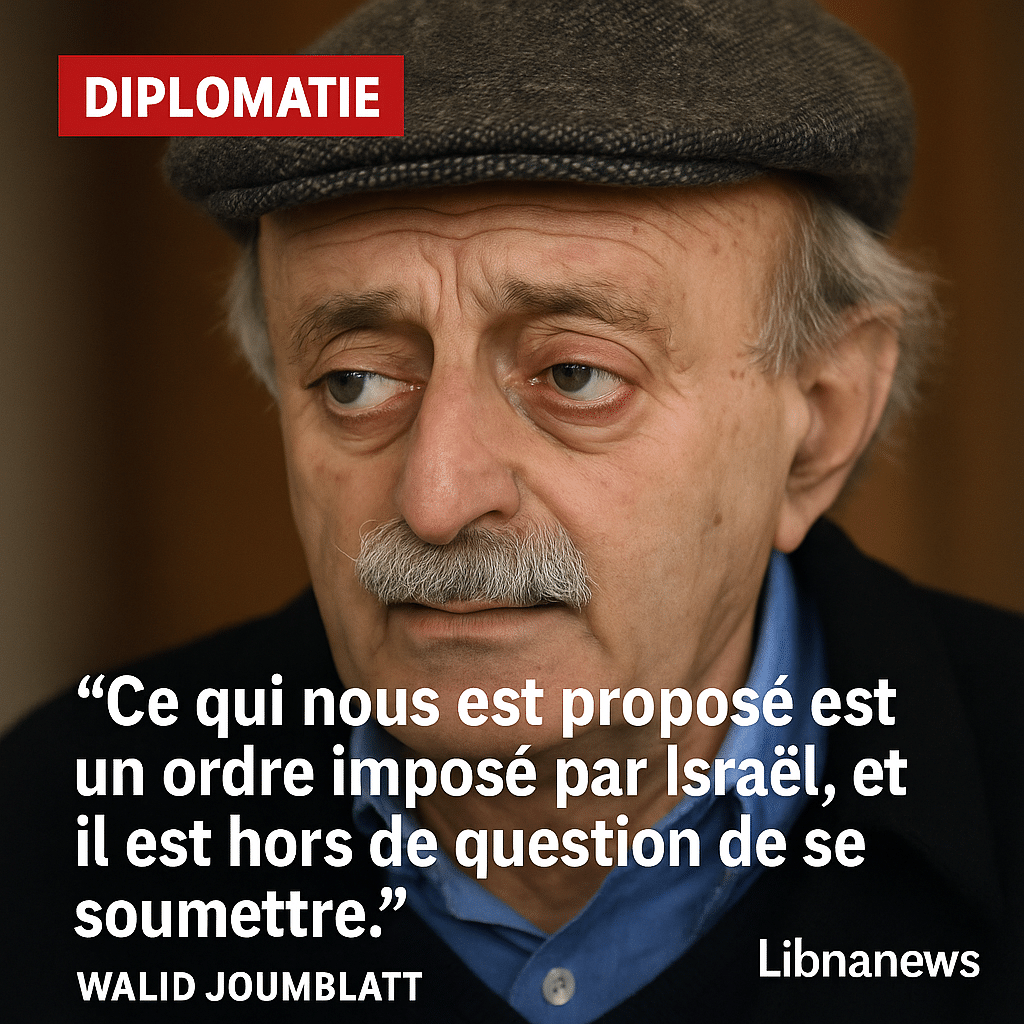 Walid Joumblatt et le désarmement du Hezbollah : une voix druze contre les diktats israéliens Walid Joumblatt et le désarmement du Hezbollah : une voix druze contre les diktats israéliens