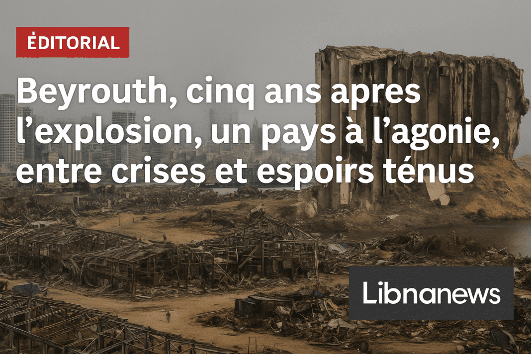 Édito : Beyrouth, cinq ans après l’explosion, un pays à l’agonie, entre crises et espoirs ténus