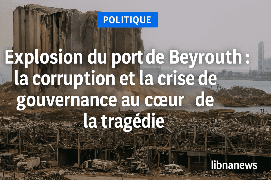 Explosion du port de Beyrouth : la corruption et la crise de gouvernance au cœur de la tragédie