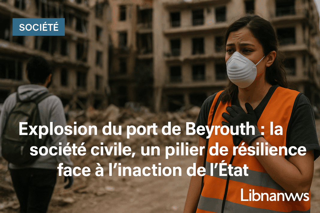 Explosion du port de Beyrouth : la société civile, un pilier de résilience face à l’inaction de l’État