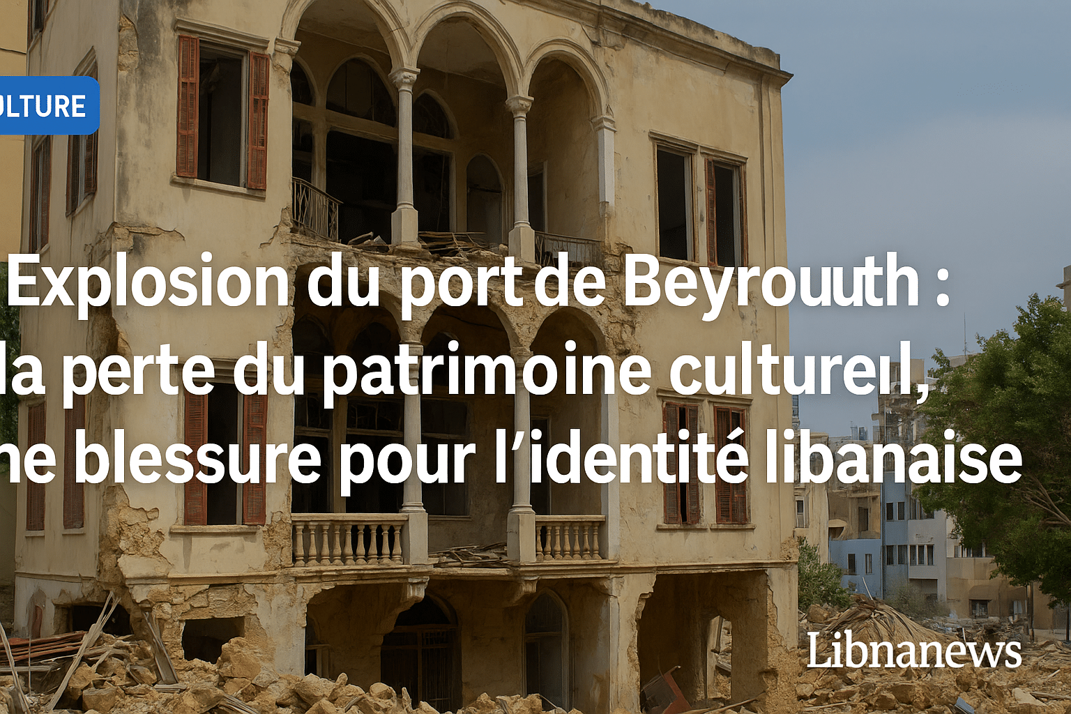 Explosion du port de Beyrouth : la perte du patrimoine culturel, une blessure pour l’identité libanaise