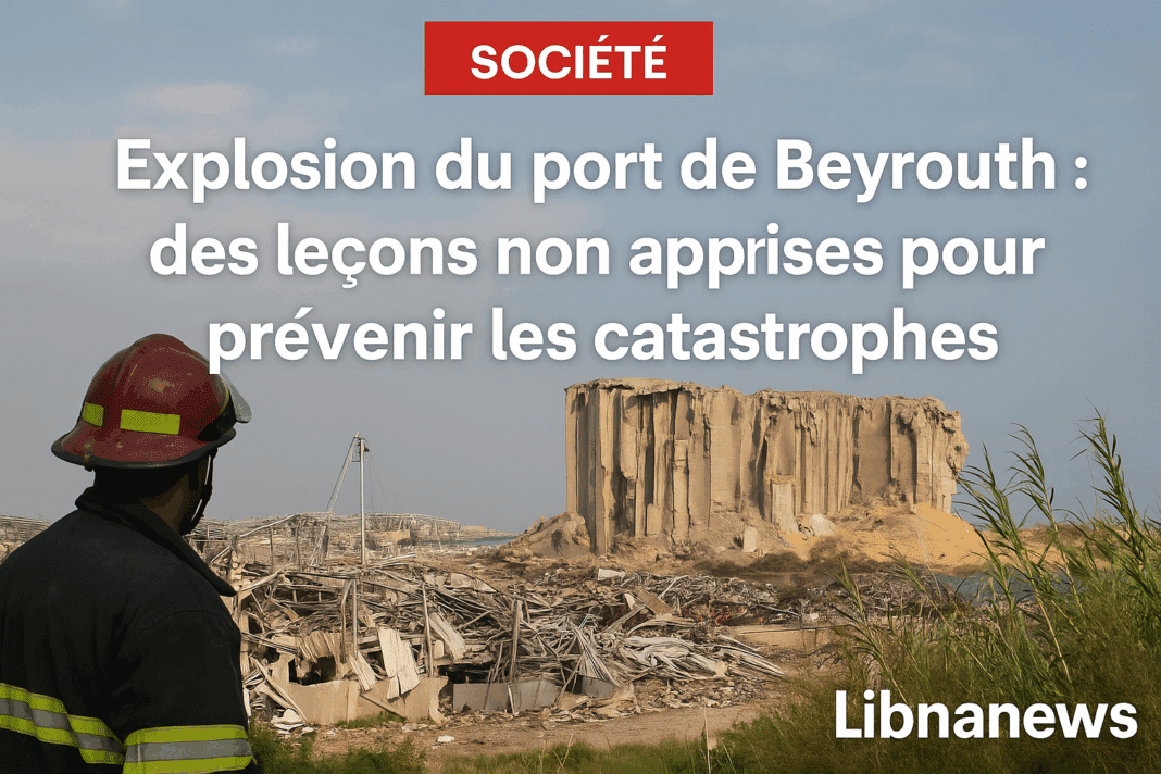 Explosion du port de Beyrouth : des leçons non apprises pour prévenir les catastrophes