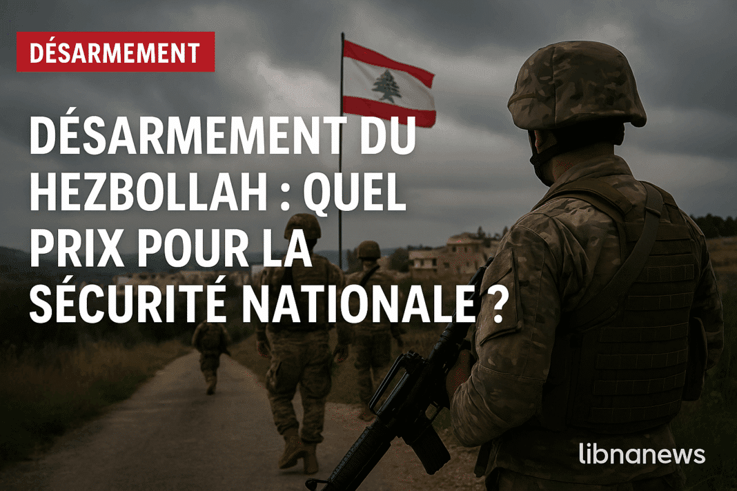 DÉSARMEMENT DU HEZBOLLAH : QUEL PRIX POUR LA SÉCURITÉ NATIONALE ?