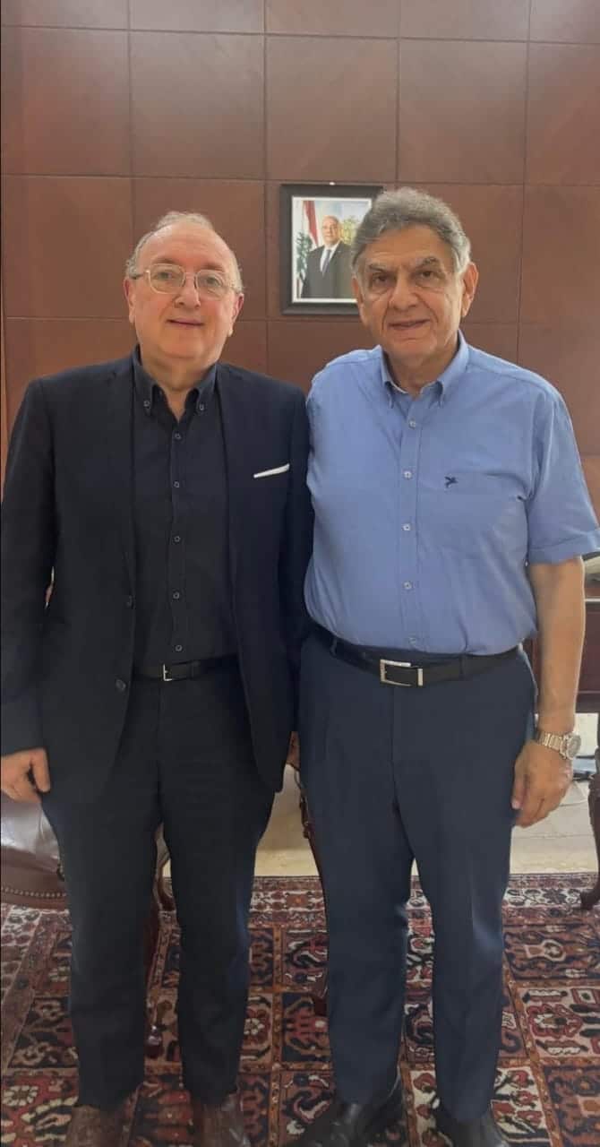 نقيب الأطباء يلتقي رئيس الجمعية الطبية اللبنانية الاوروبية ويشدد على دور الاطباء في الخارج بتعزيز نظام الرعاية الصحية