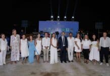 Le ministre Fayez Rasamny avec la présidente et les membres de l’association Patrimoine Tripoli Liban