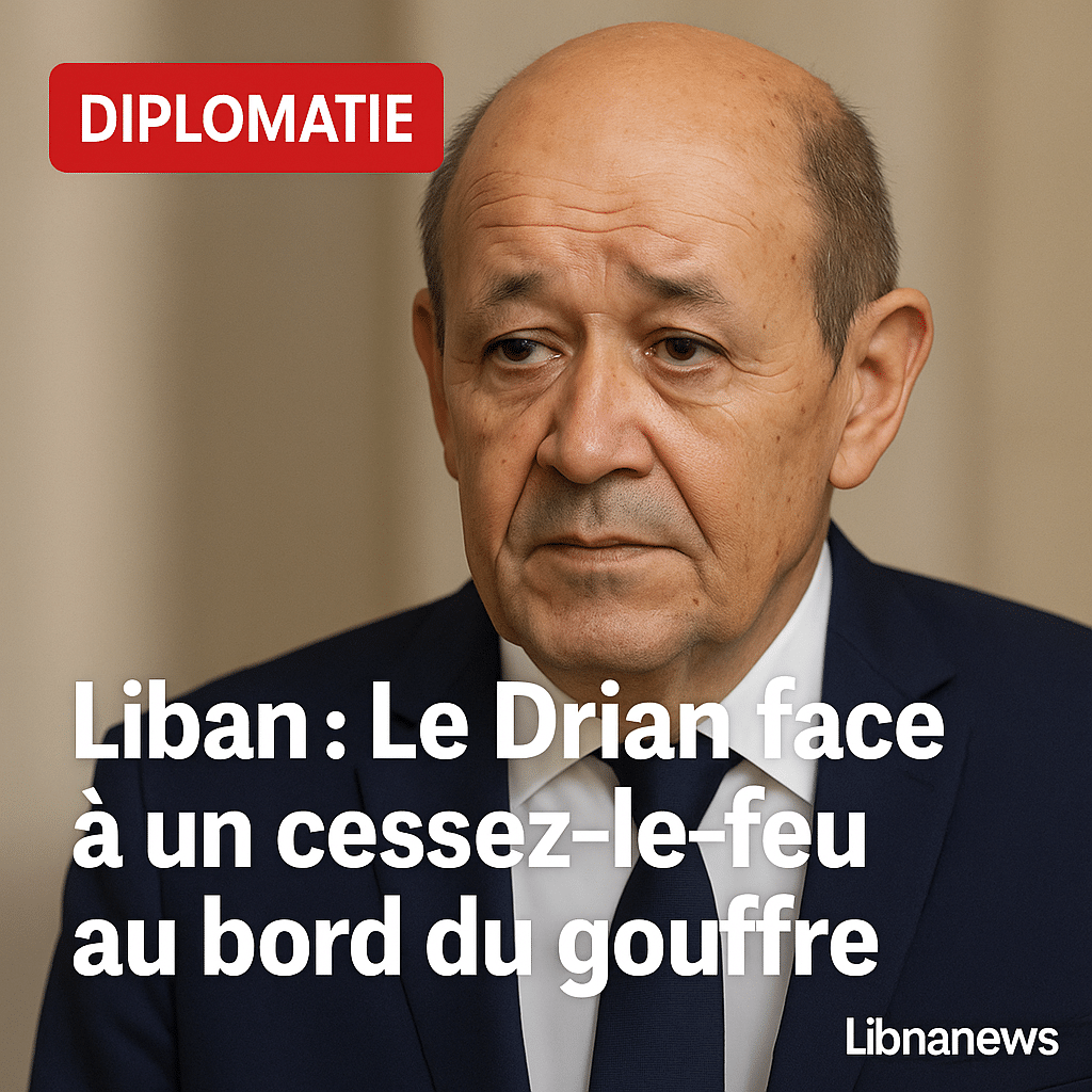 Liban : Le Drian face à un cessez-le-feu au bord du gouffre