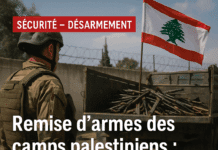 Remise d’armes des camps d’Ain al-Hilweh et al-Beddawi : un pas vers le désarmement au Liban