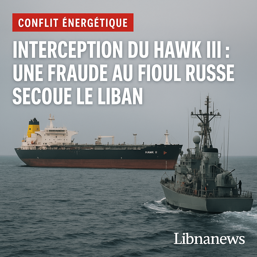 Interception musclée du pétrolier Hawk III : le Liban face à une fraude aux importations de carburant russe