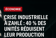 Crise industrielle à Zahlé : 40 % des unités réduisent leur production face aux coupures électriques et au manque de crédit Crise industrielle à Zahlé : 40 % des unités réduisent leur production face aux coupures électriques et au manque de crédit