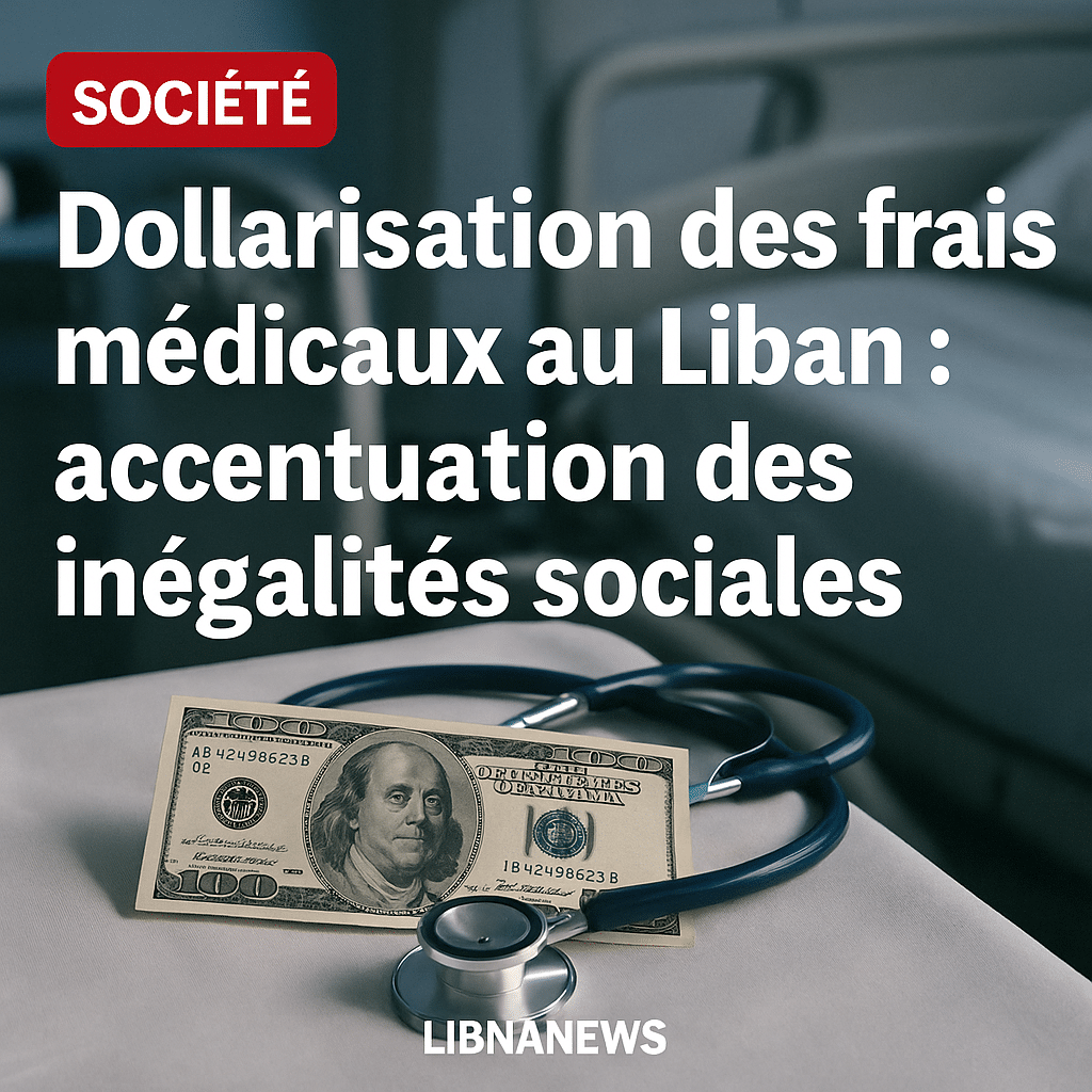 Dollarisation des frais médicaux au Liban et accentuation des inégalités sociales