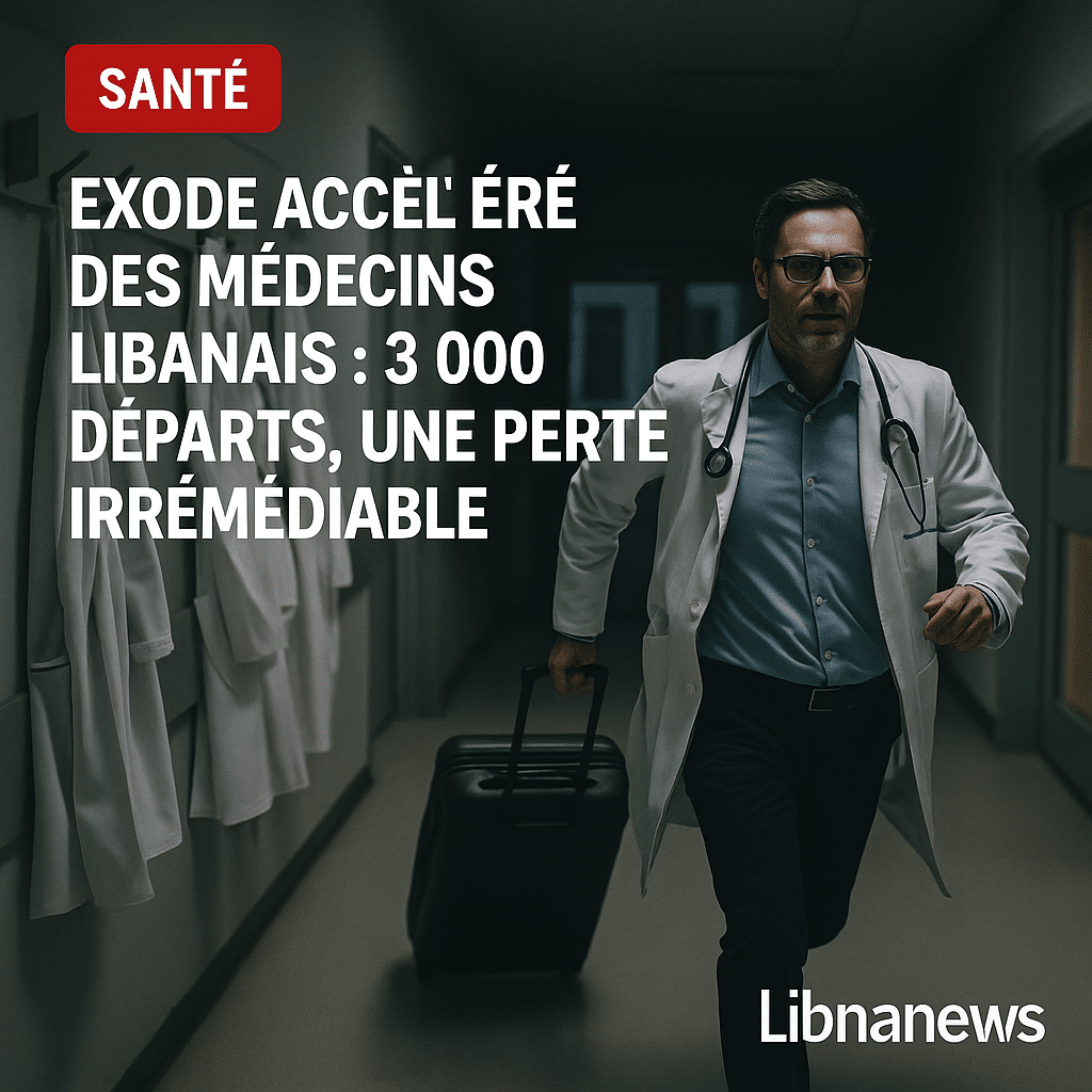 L&rsquo;exode des médecins libanais s&rsquo;aggrave en raison de la crise comique
