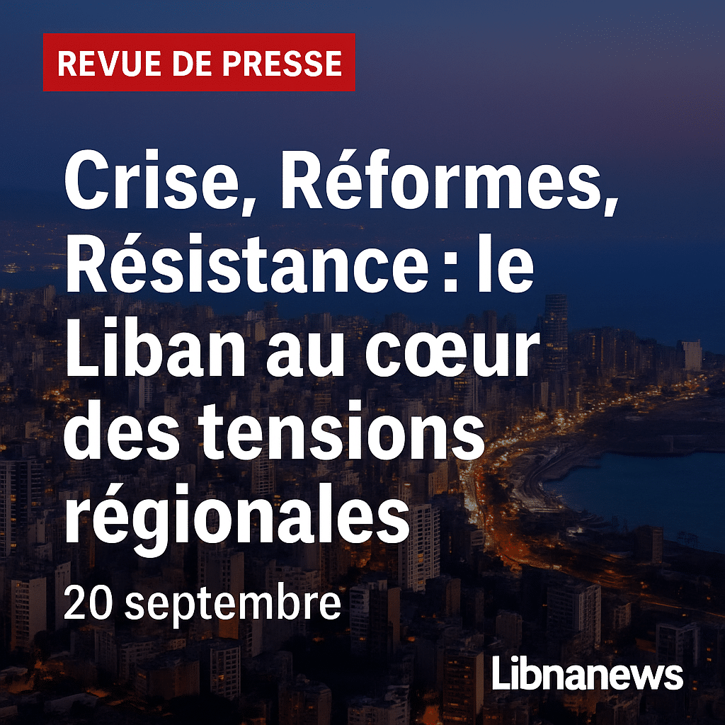 Revue de presse du 20/09/25: montée de tension militaire entre Israël et le Hezbollah dans un contexte régional explosif