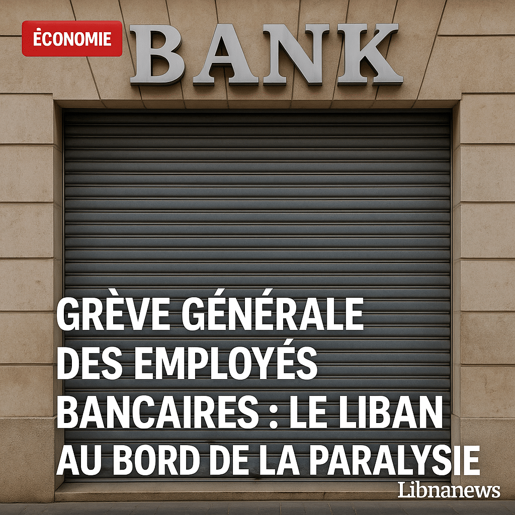 Liban : l’Union des employés bancaires durcit le ton avec une grève générale au 1er octobre en vue Liban : l’Union des employés bancaires durcit le ton avec une grève générale au 1er octobre en vue