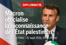 Macron officialisera la reconnaissance de l’État palestinien à l’ONU : un pari diplomatique sous haute tension Macron officialisera la reconnaissance de l’État palestinien à l’ONU : un pari diplomatique sous haute tension