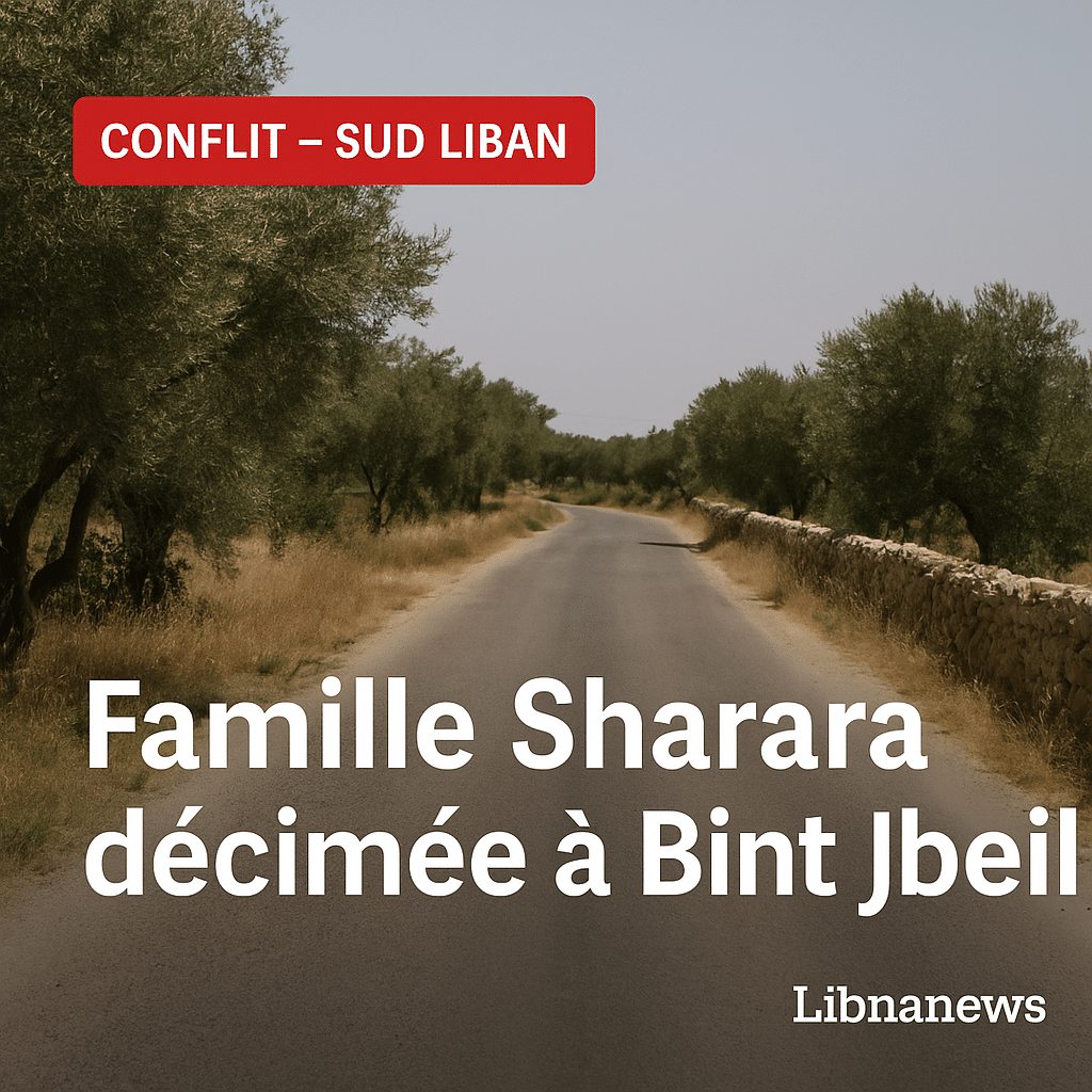Permis de tuer pour Israël : la famille Sharara décimée à Bint Jbeil