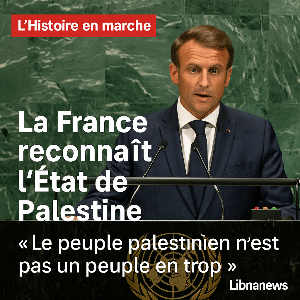 Emmanuel Macron annonce la reconnaissance de l’État de Palestine par la France à l’ONU (avec l’intégralité du discours) Emmanuel Macron annonce la reconnaissance de l’État de Palestine par la France à l’ONU (avec l’intégralité du discours)