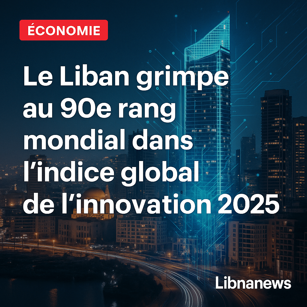 Le Liban grimpe au 90e rang mondial dans l’indice global de l’innovation 2025