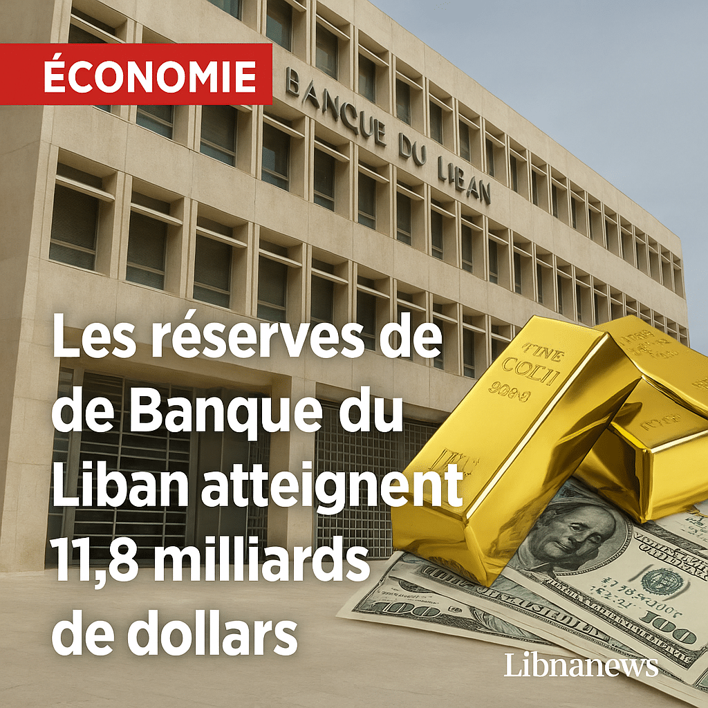 Les réserves en devises liquides de la Banque du Liban s&rsquo;établissent à 11,8 milliards de dollars
