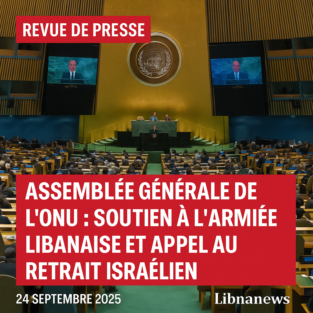 Revue de presse du 24/09/25: L’hégémonie de la cause palestinienne dans les débats internationaux Revue de presse du 24/09/25: L’hégémonie de la cause palestinienne dans les débats internationaux
