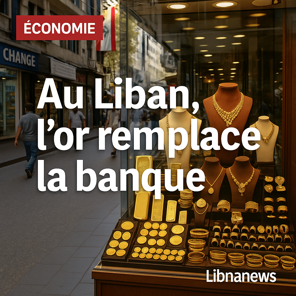 Liban : ruée sur l’or pour fuir les banques en crise (abonnés) Liban : ruée sur l’or pour fuir les banques en crise (abonnés)