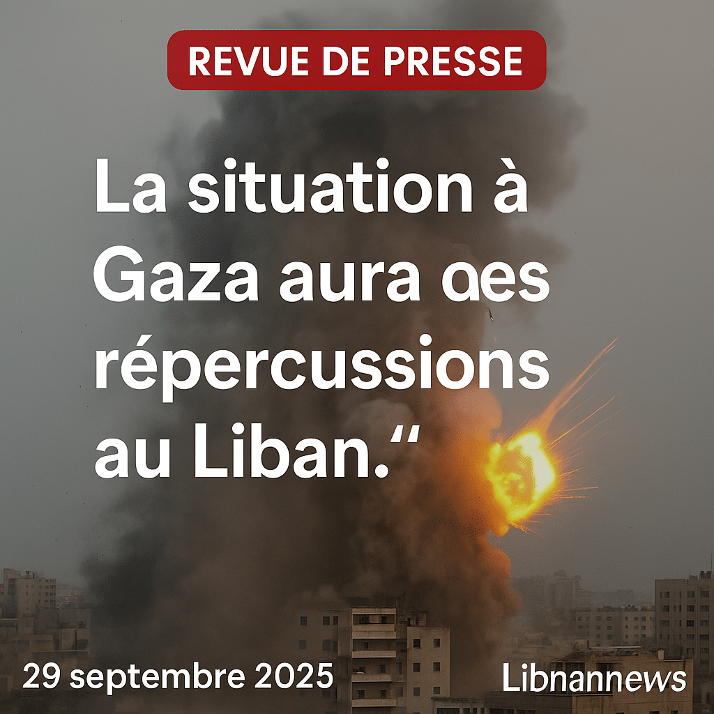 Revue de presse du 29/09/25: Une rencontre Trump-Netanyahu décisive à Washington