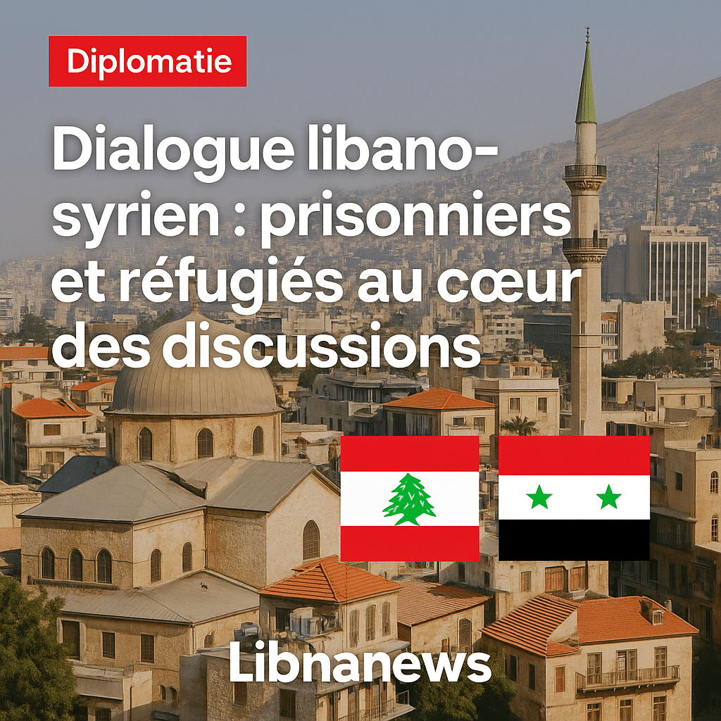 Dialogue libano-syrien : réunion du 3 septembre 2025 à Damas sur les prisonniers, la coopération judiciaire et le retour des déplacés