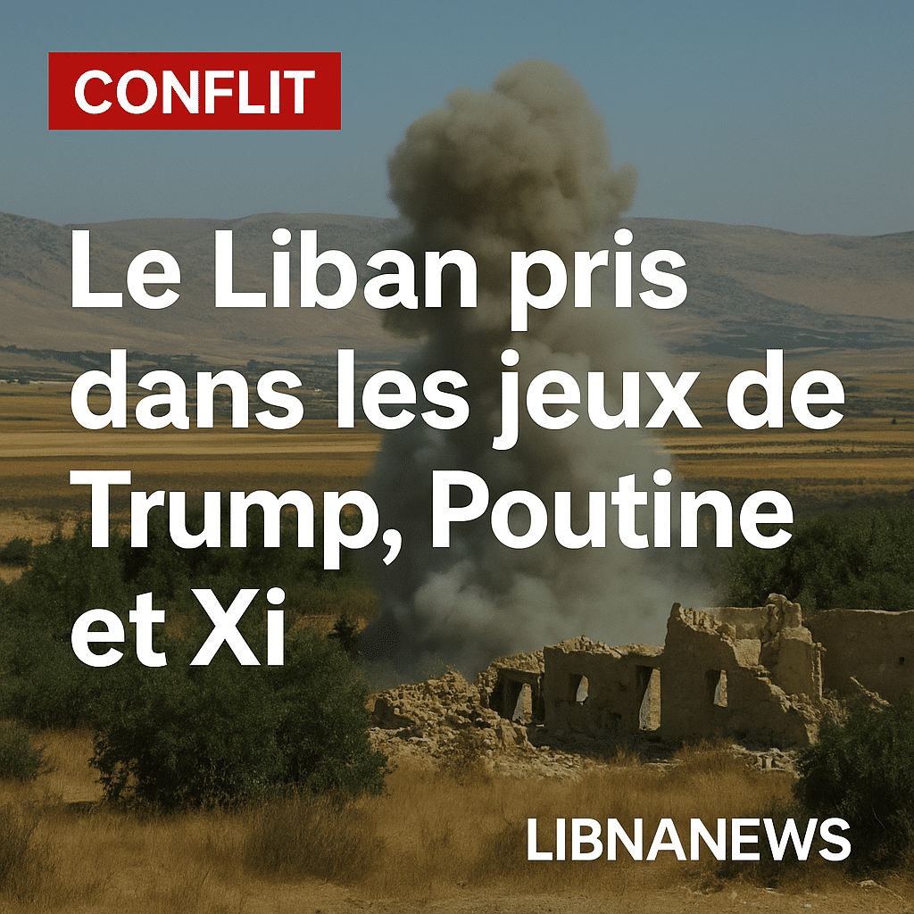 Tensions à la frontière libano-israélienne le 15 août 2025 : le Liban face aux répercussions des alliances entre Trump, Poutine et Xi