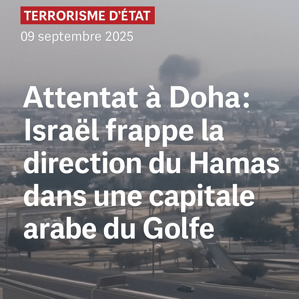Attentat à Doha : Israël tente d’assassiner la direction du Hamas dans une capitale arabe du Golfe