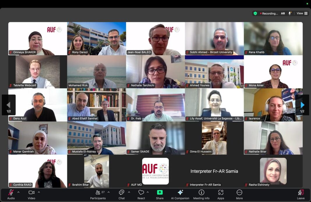 Former 2800 enseignants à l’intelligence artificielle :un défi relevé par l’AUF au Moyen-Orient