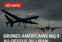 Drones américains MQ-9 Reaper impliqués dans trois quasi-collisions avec des avions civils au Liban en 2025