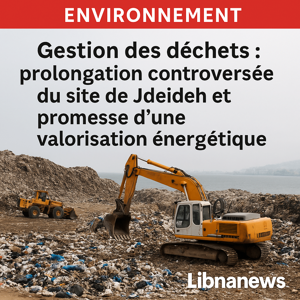 Gestion des déchets : prolongation controversée du site de Jdeideh et promesse d’une valorisation énergétique Gestion des déchets : prolongation controversée du site de Jdeideh et promesse d’une valorisation énergétique