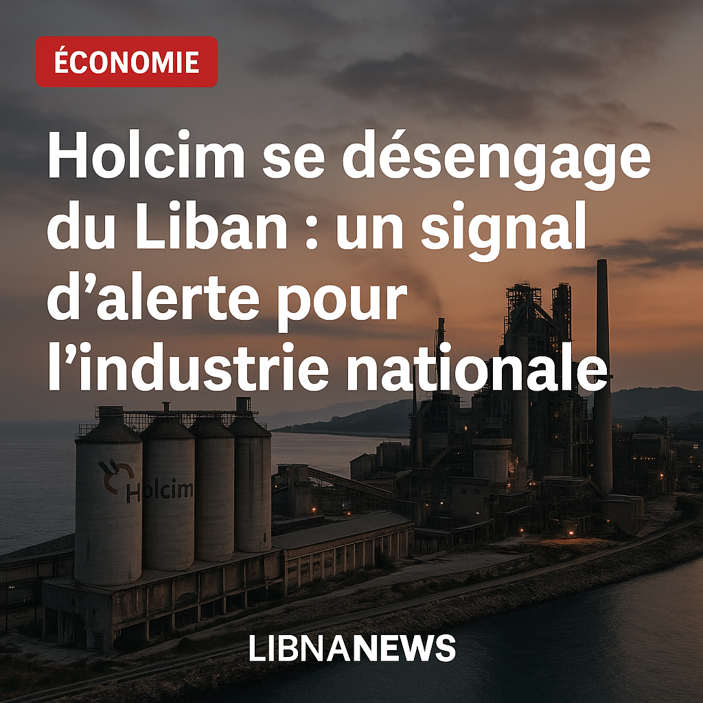Holcim se désengage du Liban : une sortie révélatrice dans un climat économique verrouillé Holcim se désengage du Liban : une sortie révélatrice dans un climat économique verrouillé