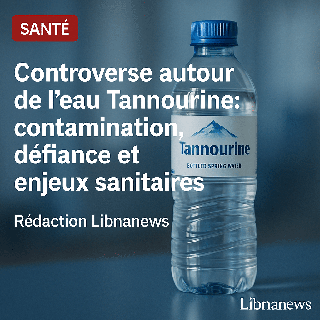 Controverse autour de l’eau Tannourine : contamination, défiance et enjeux sanitaires Controverse autour de l’eau Tannourine : contamination, défiance et enjeux sanitaires