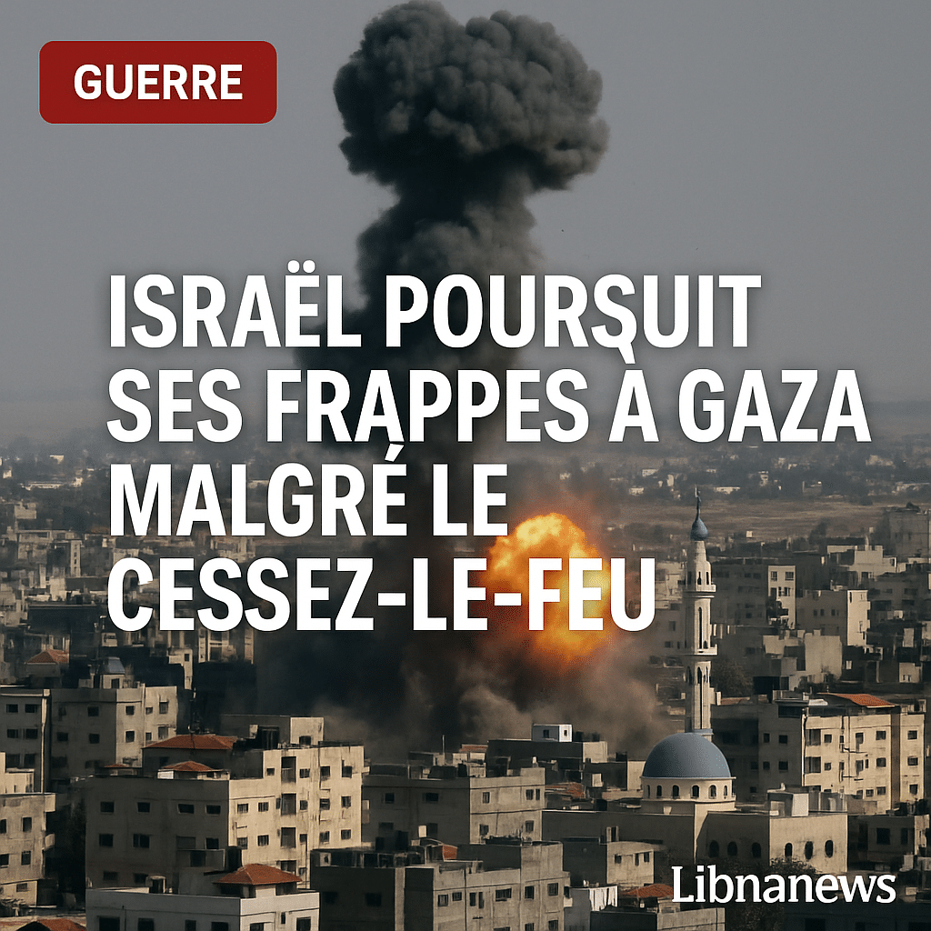 Israël poursuit ses frappes à Gaza malgré le cessez-le-feu : parallèles avec la pression militaire au Liban