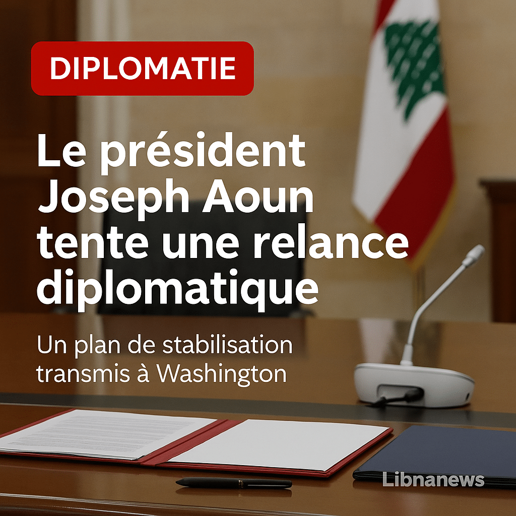 Le président Joseph Aoun tente une relance diplomatique