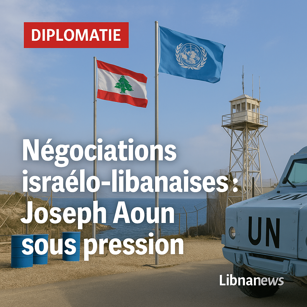 Négociations israélo-libanaises : Joseph Aoun sous pression internationale Négociations israélo-libanaises : Joseph Aoun sous pression internationale