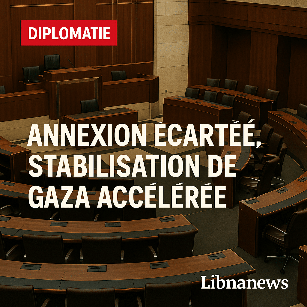 Vance, Rubio et la ligne rouge américaine: annexion écartée, stabilisation de Gaza accélérée Vance, Rubio et la ligne rouge américaine: annexion écartée, stabilisation de Gaza accélérée