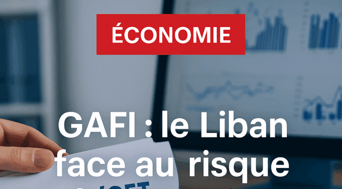 Liban: Risque de reclassement sur la liste noire du GAFI