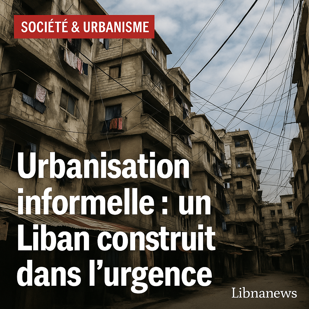 Liban, urbanisation incontrôlée et habitat informel
