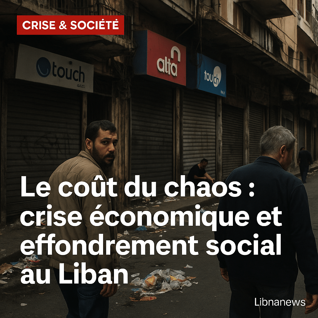 Le coût du chaos : crise économique et effondrement social au Liban