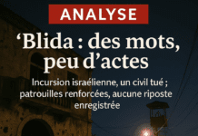 Blida : l’offensive verbale de Joseph Aoun masque l’inaction de l’armée face aux incursions israéliennes