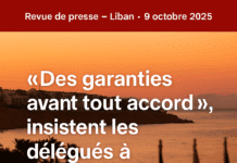 Revue de presse du 09/10/25: vers un accord à Sharm el-Sheikh et ses répercussions libanaises