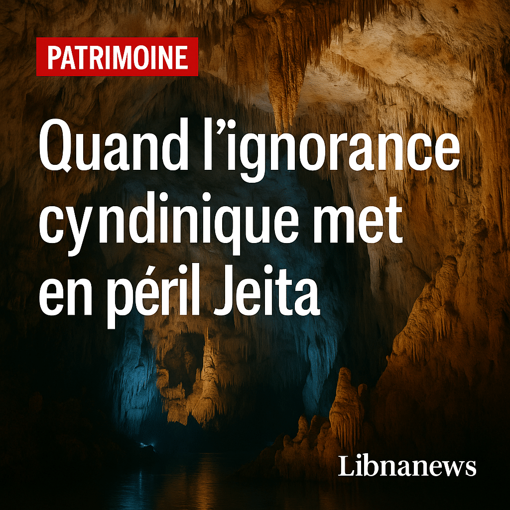 Jeita : Quand l’ignorance cyndinique met en péril un joyau du patrimoine libanais Jeita : Quand l’ignorance cyndinique met en péril un joyau du patrimoine libanais