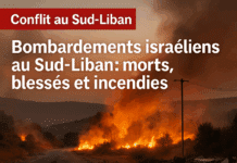 Bombardements israéliens au Sud-Liban: morts, blessés et incendies de végétation