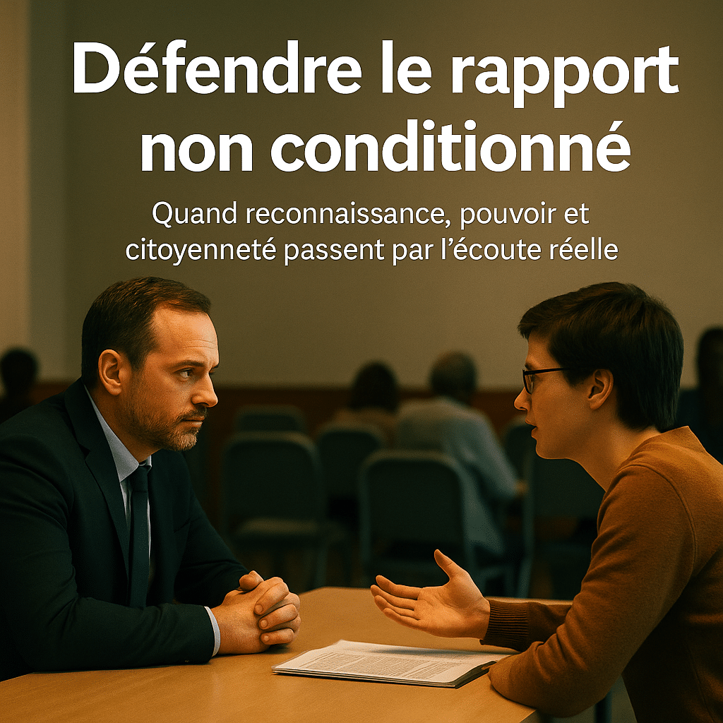 Défendre le rapport non conditionné. 