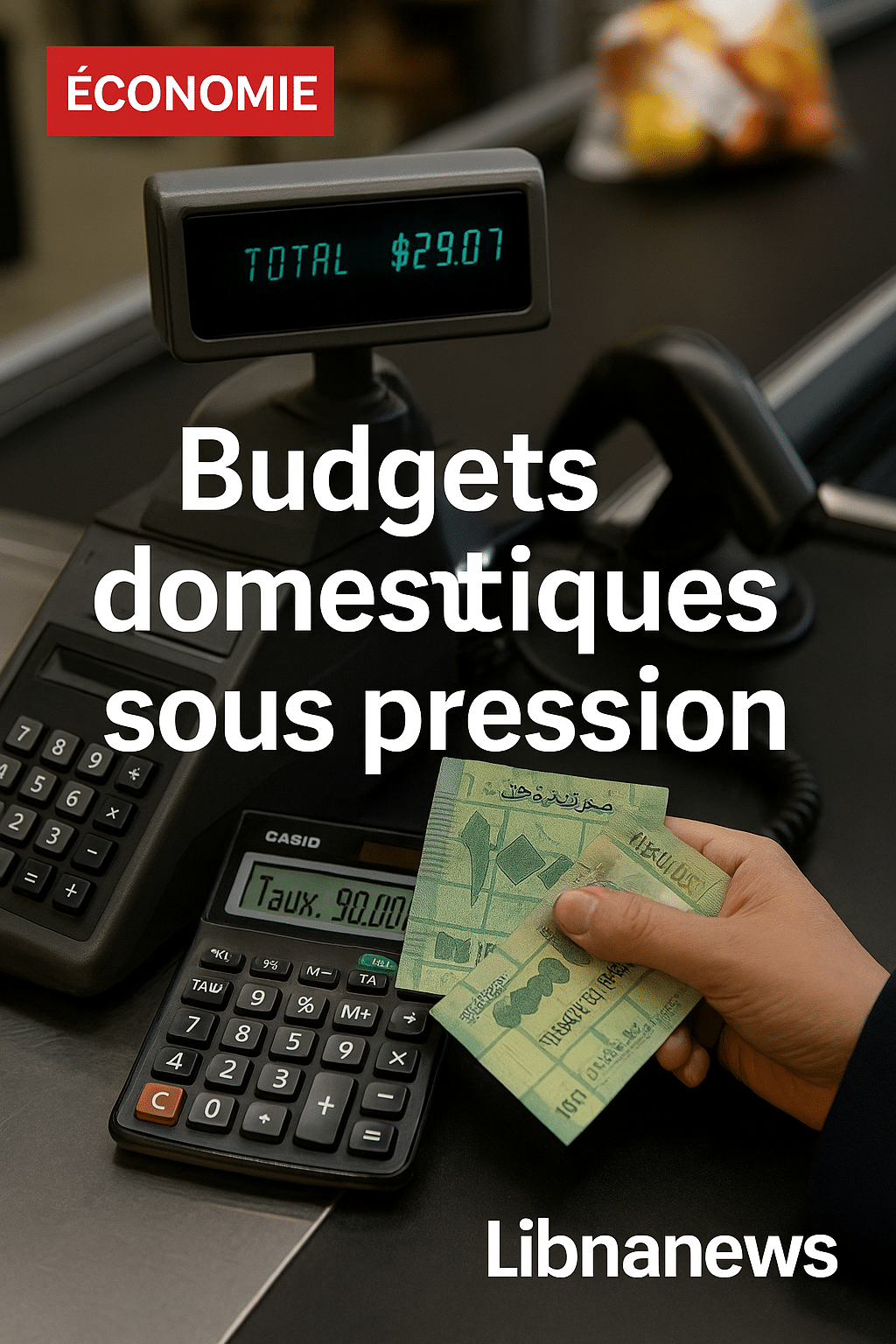 Budgets domestiques sous pression: panier en dollars et conversions en caisse